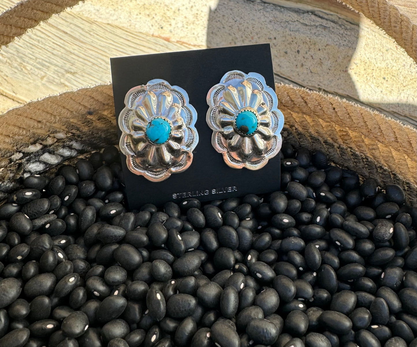 Horse Camp Concho Earrings